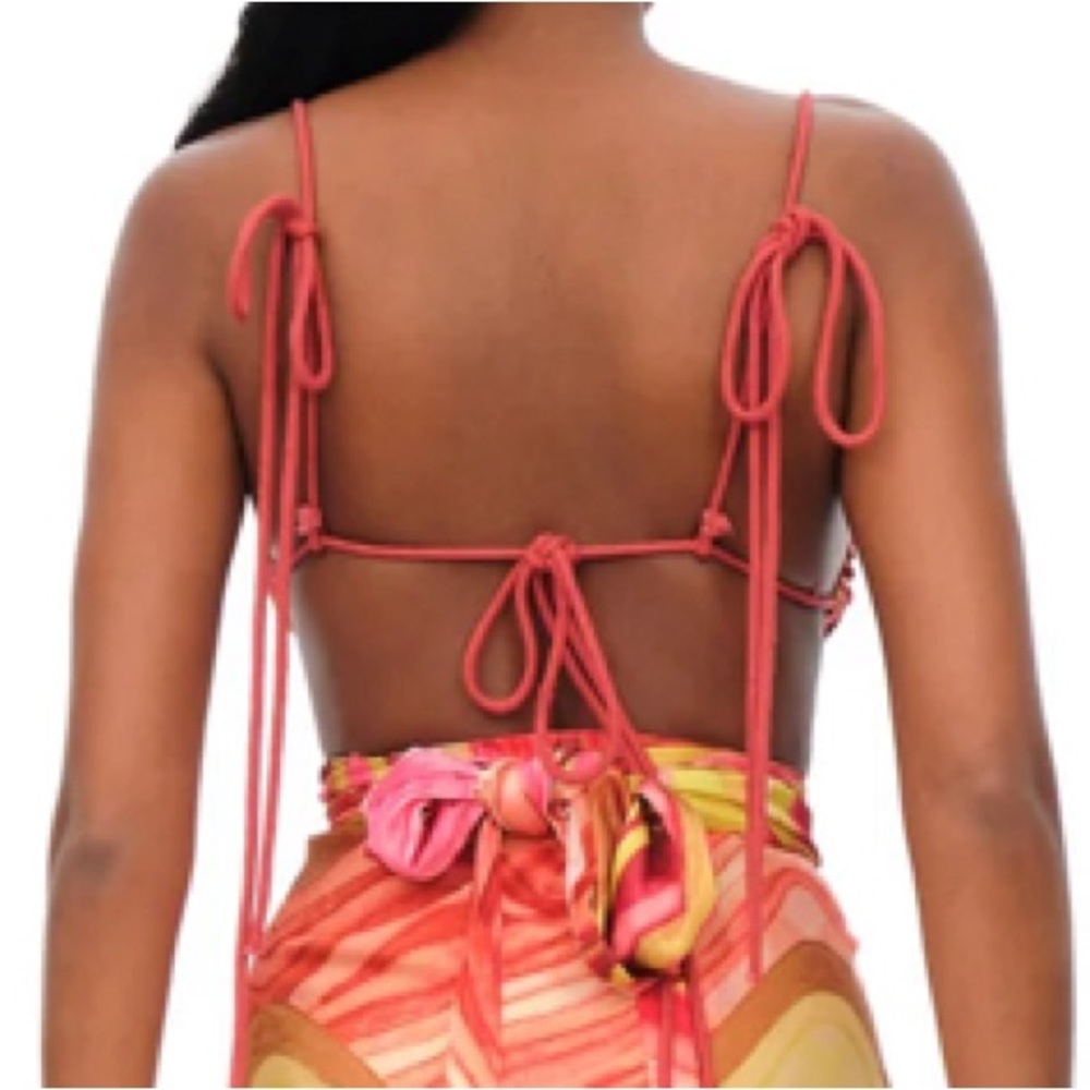 ANDREA IYAMAH AIKO CROP TOP - SUNSET - Picture 5 of 5